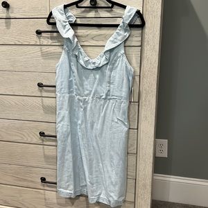 Lightweight sleeveless chambray dress (NWT)